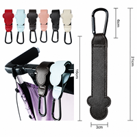 Sac de poussette en cuir PU, chariot de courses pliable d'extérieur, poussette universelle robuste avec attache