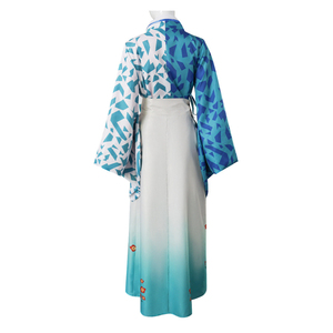 2026 Amelia Women's Faux Fur Kimono Cosplay Dress with Florals-National Asia-Pacific Island Clothing & Accessories - Product Image 5