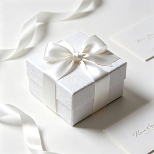 Élégant nœud en satin blanc uni, prêt à poser, pour bouquet de mariage minimaliste, coffret cadeau de fête prénuptiale, ornement floral - Product Image 4