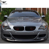 Lame avant en fibre de carbone pour BMW Série 6 M6 E63 E64, kit de conversion de pare-chocs avant et séparateur de lèvre de pare-chocs, pour voitures décapotables
