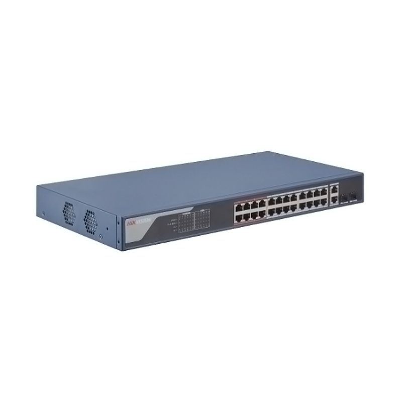 Hik сетевой коммутатор gigabit DS-3E1326P-EI 24 порта Fast Ethernet умный коммутатор питания через Ethernet