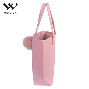 Moda impermeabile per bambini <span class=keywords><strong>rosa</strong></span> <span class=keywords><strong>borsa</strong></span> a mano PU per bambini borse e borse per ragazze moda moda gatto borse a mano per signore cerniera Pompon - Product Image 3