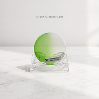 Lunettes de soleil optiques à vision simple WS-620 Weishuo Fashion avec verres teintés dégradés vert/rose/violet HMC, monture deux pièces, courbe de base 3C