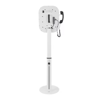 Stand iPad métallique de 13 pouces avec impression en libre-service pour double usage comme livre d'or lors de mariages et événements (1 à 7 personnes)