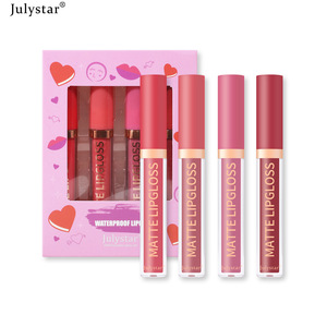Lápiz Labial Mate de Terciopelo Europeo Americano Julystar, Juego de Brillo Labial Natural de Larga Duración Que No Se Corre, Modelo J701 032 - Product Image 5