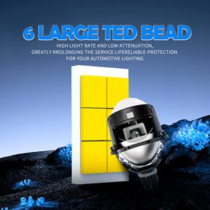 Bombillas de Proyector Bi-LED Chenlang de 2.5 Pulgadas, Lentes Grandes, Faros LED de Luz Alta/Baja, 110W/90W, Proyector Bi-LED para Sistemas de Iluminación Automotriz - Product Image 4