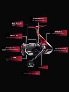 DA-IWA 25 FUEGO CS LT pêche en eau douce filature volant Pigeon roue de route en métal <span class=keywords><strong>DAIWA</strong></span>/Baiwa volant Pigeon roue tournante - Product Image 4