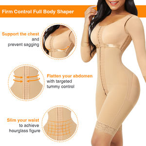 Ceinture colombienne vêtements de corps Shaper Colombianas Compression crochets réglables corps complet Shaper Push up poitrine Shapewear - Product Image 3