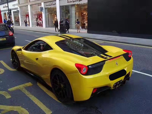 Alerón trasero de fibra de carbono estilo V de doble plataforma para <span class=keywords><strong>Ferrari</strong></span> <span class=keywords><strong>458</strong></span> <span class=keywords><strong>Italia</strong></span> y Spider 2011-2016, kit de carrocería, parachoques trasero. - Product Image 3