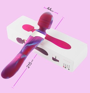 Vibratore Potente a 360 Gradi con 24 Modalità per Donne, Stimolatore del Punto G e Clitorideo con Design Duale a Bacchetta e Dildo, Prodotto per il <span class=keywords><strong>Sesso</strong></span> - Product Image 5