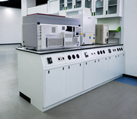 Table d'instruments tout acier SCEELAB, banc de travail de laboratoire en acier pour salle d'essai