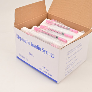 Jeringa de Insulina Rosa de 1 ml, 31G x 6 mm/8 mm - Estéril y Desechable para Clínica <span class=keywords><strong>Veterinaria</strong></span>, 100 Unidades por Caja - Product Image 6