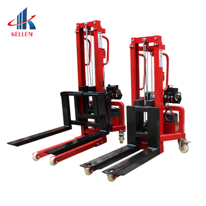 300kg <strong>Small</strong> <strong>Lifting</strong> Forklift Stacker Mini <strong>Fork</strong> Truck Self-loading Forklift Semi Electric Stacker - Product Image 2