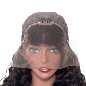 Hot sale 12A remy brazilian virgin invisible 180% 150% nature wave lace front wig with baby <span class=keywords><strong>hair</strong></span> - Product Image 4