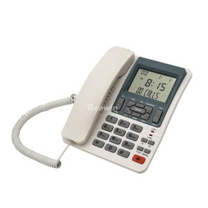 Téléphone de bureau Beawin à deux lignes pour petit bureau avec grand écran LCD d'affichage de l'identification de l'appelant et conférence téléphonique à trois voies PSTN - Product Image 2