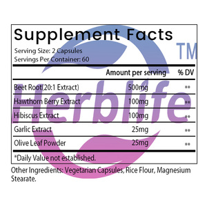 Cápsulas de Complejo 5 en 1 de Remolacha OEM/ODM - Suplemento Saludable para el Apoyo del Corazón y la Inmunidad** - Product Image 2