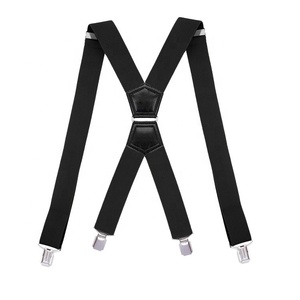 แฟชั่นSuspenders 1-1 1/2นิ้วกว้าง<span class=keywords><strong>X</strong></span>-ปรับสายคล้องHeavy Dutyคลิป - Product Image 1