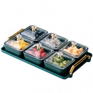 KTV Fruit <b>Plate</b> Customized Dry Fruit <b>Plate</b> Snacks Compartment Platter Snack <b>Plate</b> - Product Image 1