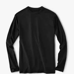 T-shirt Raglan à manches longues personnalisé pour homme, polyester/coton, vêtements de sport de haute qualité, été, séchage rapide, respirant, coupe ajustée - Product Image 6