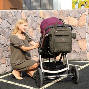 Sac à langer gratuit, vert armée, sac à dos pour ordinateur portable, unisexe - Product Image 5