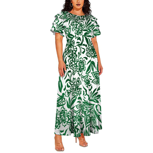 Vestido Hawaiano Talla Grande 2026, <span class=keywords><strong>Ropa</strong></span> Polinesia de Moda <span class=keywords><strong>para</strong></span> <span class=keywords><strong>Mujer</strong></span>, Vestido Largo hasta el Suelo, Dulce, Veraniego, Transpirable y Elegante - Product Image 5