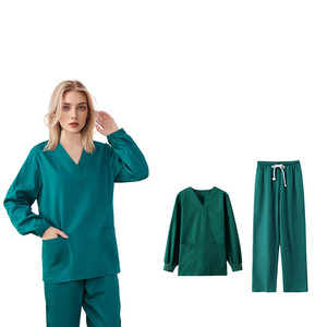 Scrubs <strong>Uniforms</strong> Sets Polyester Spandex Scrubs <strong>Uniforms</strong> Sets <strong>Figs</strong> Women Teal Female Scrubs <strong>Uniforms</strong> Sets - Product Image 3