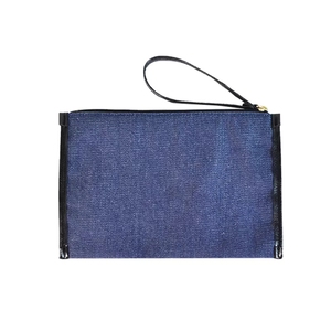 Custom PU Leather Envelope Clutch Bag Purse for Men Popular Black Custom Wholesale Evening Designer - Product Image 4