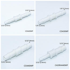 Conector de Tubo de Tinta com Espinhos de 5/32 Polegadas, Conector Rápido de Plástico para Tubos de 4mm, Junta de Mangueira de 2 Vias - Product Image 5