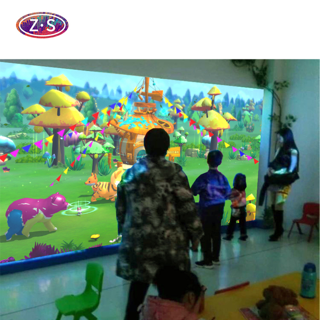Interactive AR Painting Table for Children Indoor/Outdoor Wall Projection Educational Game for School