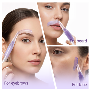 Penna per Depilazione Facciale in Silicone Riutilizzabile e Delicata, Ideale per Zone Piccole e Sensibili - Product Image 4