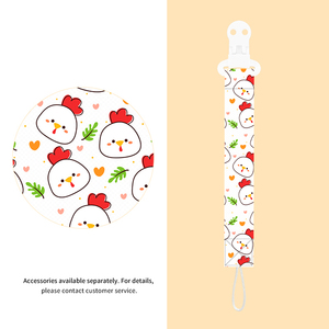 Nuevo y Adorable Clip para Chupete de Bebé con Diseño de Bordado <span class=keywords><strong>en</strong></span> Poliéster, Cadena para Chupete, Mordedor de Ganchillo - Product Image 5