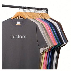 Design High Quality 210g Sleeve Regular Fit Tshirt New Style Printed Custom Logo Short Sleeved 100% Cotton T-<b>shirt</b> Men's - Product Image 1