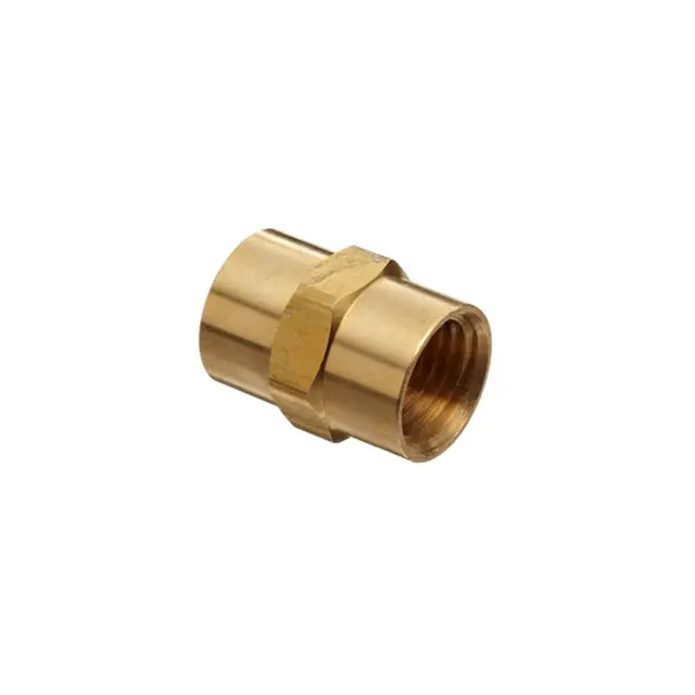 ข้อต่อท่อทองเหลือง,อะแดปเตอร์หญิง,1/2 "ถึง1/4" NPT Coupling สำหรับอากาศ/น้ำ/น้ำมัน/ก๊าซ/ท่อประปา