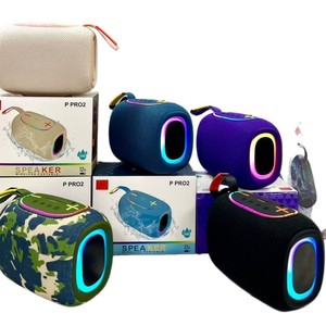 Enceinte portable sans fil P PRO2 en tissu, Bluetooth, Super Bass, Hifi, Stéréo, Woofer, RGB, Étanche, pour extérieur, Radio FM - Product Image 3