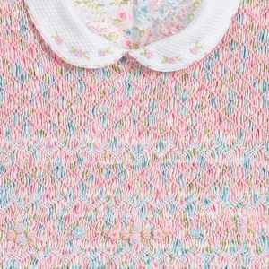 ชุดเดรสเด็กผู้หญิงผ้าฝ้ายสั่งทำพิเศษสำหรับฤดูร้อน ความยาวระดับเข่า แขนสั้น คอทรงโอ - Product Image 3