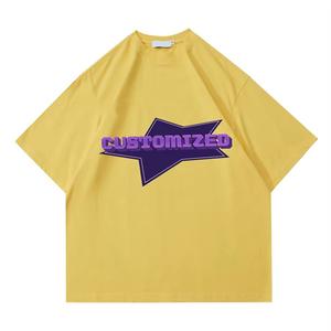 Fabricantes de ropa personalizado 100% algodón camiseta en blanco personalizar impreso bordado camiseta Unisex manga corta Camiseta cuello redondo - Product Image 4