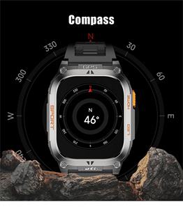 Reloj Inteligente Dodobit con GPS para Exteriores, Brújula DT09, Monitor de Actividad Física, Música, Llamadas Bluetooth, Deportes, Altitud, Presión Atmosférica, para Hombre - Product Image 3