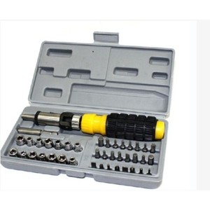 Kit d'outils de bricolage avec clé à douille, 41 pièces, embout de 1/4 pouce, ensemble de matériel de réparation pour la maison - Product Image 2