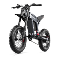 Bertenaga baterai 60V 1500W 35AH sepeda gunung elektrik lintas alam 20 inci ban Off-Road 21 kecepatan untuk pria dewasa AS EU
