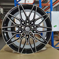 Ruedas de Aleación de Aluminio WHEELCRAFT de 19 Pulgadas, Alta Resistencia, Nuevas, con Acabado Negro Brillante, Ajuste Universal