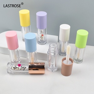 Vòng Rỗng Lip <span class=keywords><strong>Gloss</strong></span> Ống Nhãn Hiệu Riêng Lip Dầu Container Bàn Chải Lớn Son Môi Lỏng Bao Bì Ống - Product Image 3