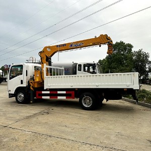 Grúa Montada en Camión Isuzu 4x2 con Pluma de Largo Alcance para Construcción, Elevación, Mantenimiento de Servicios Públicos y Manipulación de Carga - Product Image 6