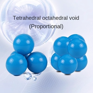 Yüz Merkezli Kübik İstiflemede Düzenli Tetraedron ve Oktahedron Boşluklarının Plastik Oransal İstifleme Modeli Gösterimi - Product Image 5