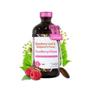 ASAP OEM PureBerry Purse Liquid Drops Feuilles de Framboisier & Herbe de l'Érable Améliore l'Immunité Usage Adulte Certifié Casher - Product Image 1