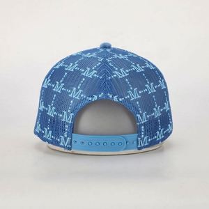 Gorra Deportiva Personalizada al por Mayor para Hombre y Mujer, Gorra Trucker de 5 Paneles con Logotipo Bordado, Gorras con Cierre a Presión de Malla, Gorra Trucker de Terciopelo - Product Image 5