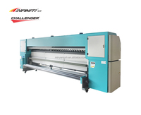 Imprimante Challenger 3,2 m de large pour l'impression de bannières, de drapeaux et de vinyles flexibles, machine d'impression extérieure, imprimante jet d'encre industrielle