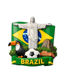 Imán de nevera con bandera nacional de la Copa <span class=keywords><strong>Mundial</strong></span> 2026, recuerdo de resina 3D para aficionados al fútbol de EE. UU., Canadá y México, regalo de decoración para el hogar - Product Image 2