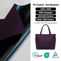 Tissu sergé en polyester Oxford 290T, résistant aux déchirures, coupe-vent, 100 % polyester, pour filles, bagages d'extérieur, tente, auvent, sac à dos, PUPVC