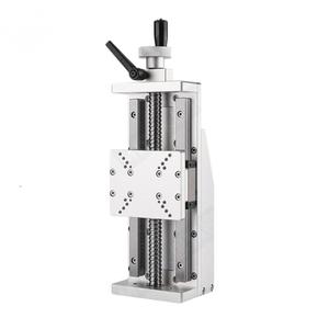 Mesa Deslizante Manual con Manivela, Plataforma de Riel Guía con Husillo de Rosca, Mesa de Trabajo de Ajuste Fino, Mesa Lineal de Precisión de Alta Resistencia con <span class=keywords><strong>Rodamientos</strong></span> - Product Image 6