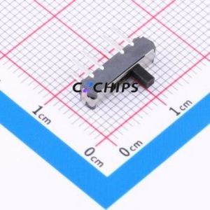 MSS-23D18G3 051 Slide Switch DIP Switch Double Pole Three Throw Rectangle Pin Header PC Pin Through Hole - Product Image 1